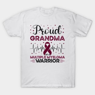 Proud Grandma Of A Multiple Myeloma Warrior T-Shirt